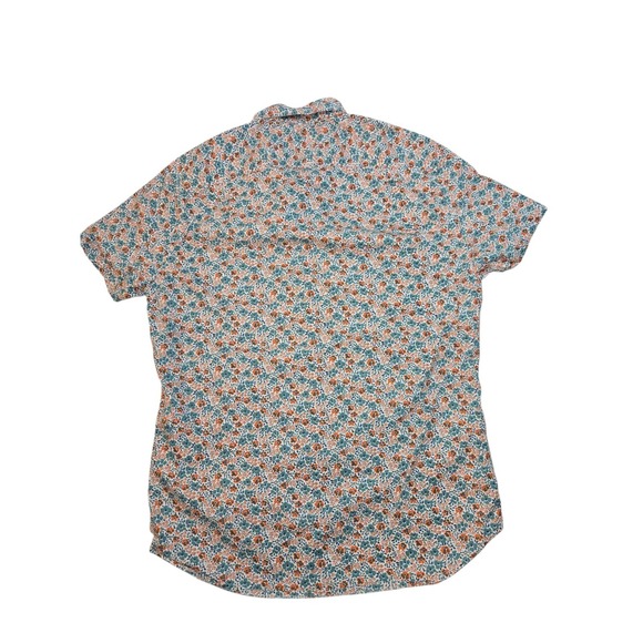 J.Crew Floral Flex Washed Classic Fit Short Sleeve Button Up Shirt - Women's - Picture 6 of 6